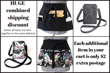 Load image into Gallery viewer, Butterfly half apron with pockets for server waitress vendor teacher