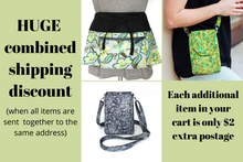 Load image into Gallery viewer, Cute half apron with pockets for teacher vendor server waitress