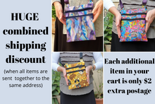 Load image into Gallery viewer, Small crossbody bag for women and teenage girls - tie dye phone bag