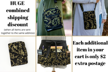 Load image into Gallery viewer, Music teacher apron with pockets - half apron with zipper pocket