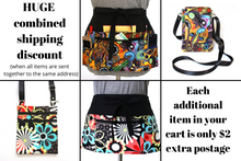 Load image into Gallery viewer, Half apron with pockets for vendor teacher - zipper pocket waist apron