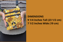 Load image into Gallery viewer, Small crossbody bag - cat print fabric zipper phone bag cat lover gift