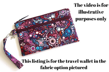 Load image into Gallery viewer, Large travel organizer pouch for 1 - 12 passports and travel documents