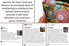 Load image into Gallery viewer, Succulent apron with pockets for farmers market craft show florist