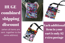 Load image into Gallery viewer, Small crossbody bag for women and girls - colorful skull phone bag