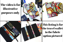 Load image into Gallery viewer, Family Travel Wallet and Document Organizer - holds 1 - 8 passports