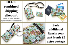 Load image into Gallery viewer, Crossbody phone bag for garden lovers - Succulent gift for plant people
