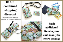 Load image into Gallery viewer, Crossbody phone bag for garden lovers - Succulent gift for plant people