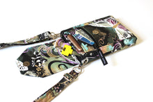 Load image into Gallery viewer, Phone bag with pockets for small everyday carry - butterfly fabric