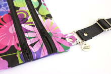 Load image into Gallery viewer, Small crossbody bag for women and teenage girls colorful flower fabric
