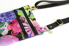 Load image into Gallery viewer, Small crossbody bag for women and teenage girls colorful flower fabric