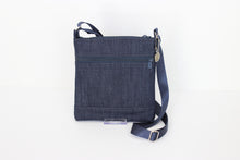 Load image into Gallery viewer, Blue denim purse - small crossbody bag for women and teenage girls