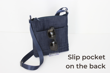 Load image into Gallery viewer, Blue denim purse - small crossbody bag for women and teenage girls