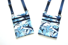Load image into Gallery viewer, Shark print small crossbody bag for women and teenage or tween girls