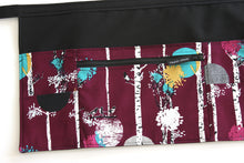 Load image into Gallery viewer, Half apron with zipper pocket for teacher vendor server waitress