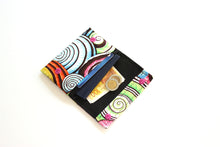 Load image into Gallery viewer, Colorful spiral shell fabric small wallet for women and teenage girls
