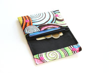Load image into Gallery viewer, Colorful spiral shell fabric small wallet for women and teenage girls