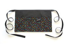 Load image into Gallery viewer, Pocket apron for maths teacher - Math symbols half apron with zipper