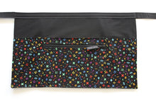 Load image into Gallery viewer, Pocket apron for maths teacher - Math symbols half apron with zipper