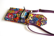 Load image into Gallery viewer, Minimalist crossbody cell phone purse for cat lover