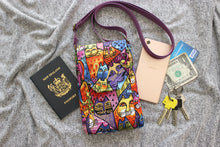 Load image into Gallery viewer, Minimalist crossbody cell phone purse for cat lover