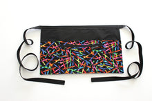 Load image into Gallery viewer, Half apron with pockets for preschool teacher with zipper pocket
