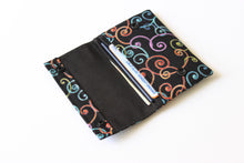 Load image into Gallery viewer, Minimalist slim wallet - vegan fabric mini front pocket wallet
