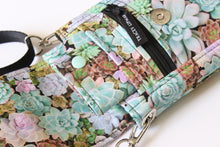 Load image into Gallery viewer, Succulent fabric small minimalist wallet - gift for gardener woman
