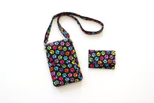Load image into Gallery viewer, Rainbow paws fabric small minimalist wallet - gift for dog lovers