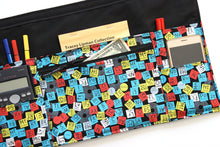 Load image into Gallery viewer, Chemical elements teacher apron with pockets - chemistry science STEM