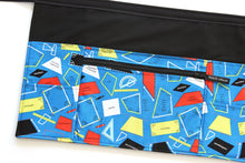 Load image into Gallery viewer, Geometry maths teacher apron with pockets - half apron with zip pocket