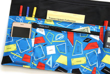 Load image into Gallery viewer, Geometry maths teacher apron with pockets - half apron with zip pocket