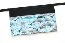 Load image into Gallery viewer, Dolphin zipper pocket half apron for waitress server vendor teacher