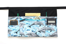 Load image into Gallery viewer, Dolphin zipper pocket half apron for waitress server vendor teacher