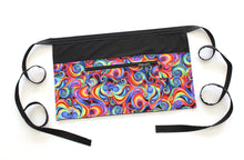 Load image into Gallery viewer, Colorful multi pocket utility apron for waitress server vendor teacher