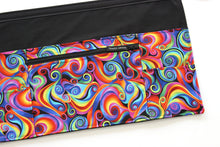 Load image into Gallery viewer, Colorful multi pocket utility apron for waitress server vendor teacher