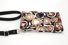 Load image into Gallery viewer, Minimalist crossbody cell phone bag - coffee lover gift