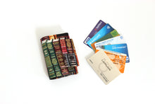Load image into Gallery viewer, Bookish loyalty and credit card holder wallet for book lover reader