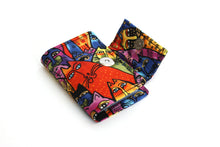 Load image into Gallery viewer, Cat lover fabric loyalty and credit card holder wallet for women