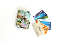 Load image into Gallery viewer, Succulent fabric loyalty and credit card holder wallet for plant lady