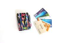 Load image into Gallery viewer, Artsy loyalty and credit card holder wallet for art student or teacher