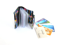 Load image into Gallery viewer, Artsy loyalty and credit card holder wallet for art student or teacher