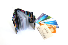 Load image into Gallery viewer, Artsy loyalty and credit card holder wallet for art student or teacher