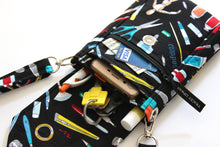 Load image into Gallery viewer, Phone bag for art lovers - small crossbody / shoulder bag for artist - Tracey Lipman