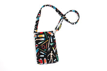 Load image into Gallery viewer, Phone bag for art lovers - small crossbody / shoulder bag for artist - Tracey Lipman