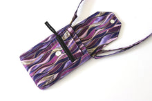 Load image into Gallery viewer, Purple crossbody phone bag - grab and go bag for small everyday carry - Tracey Lipman
