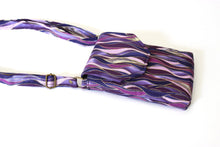 Load image into Gallery viewer, Purple crossbody phone bag - grab and go bag for small everyday carry - Tracey Lipman