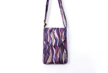 Load image into Gallery viewer, Purple crossbody phone bag - grab and go bag for small everyday carry - Tracey Lipman