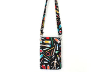 Load image into Gallery viewer, Phone bag for art lovers - small crossbody / shoulder bag for artist - Tracey Lipman