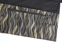 Load image into Gallery viewer, Black utility apron with zipper pocket for teacher vendor server